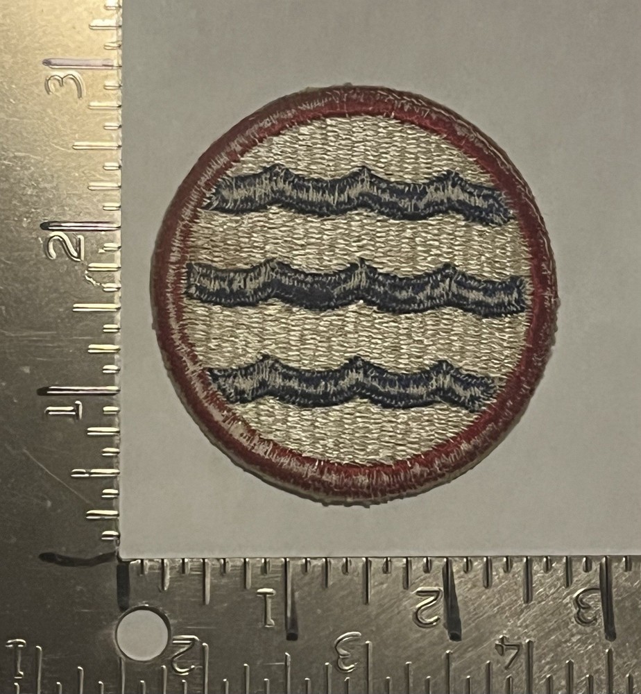 Original WWII U.S. Army Greenland Base Command Cut Edge Patch NG