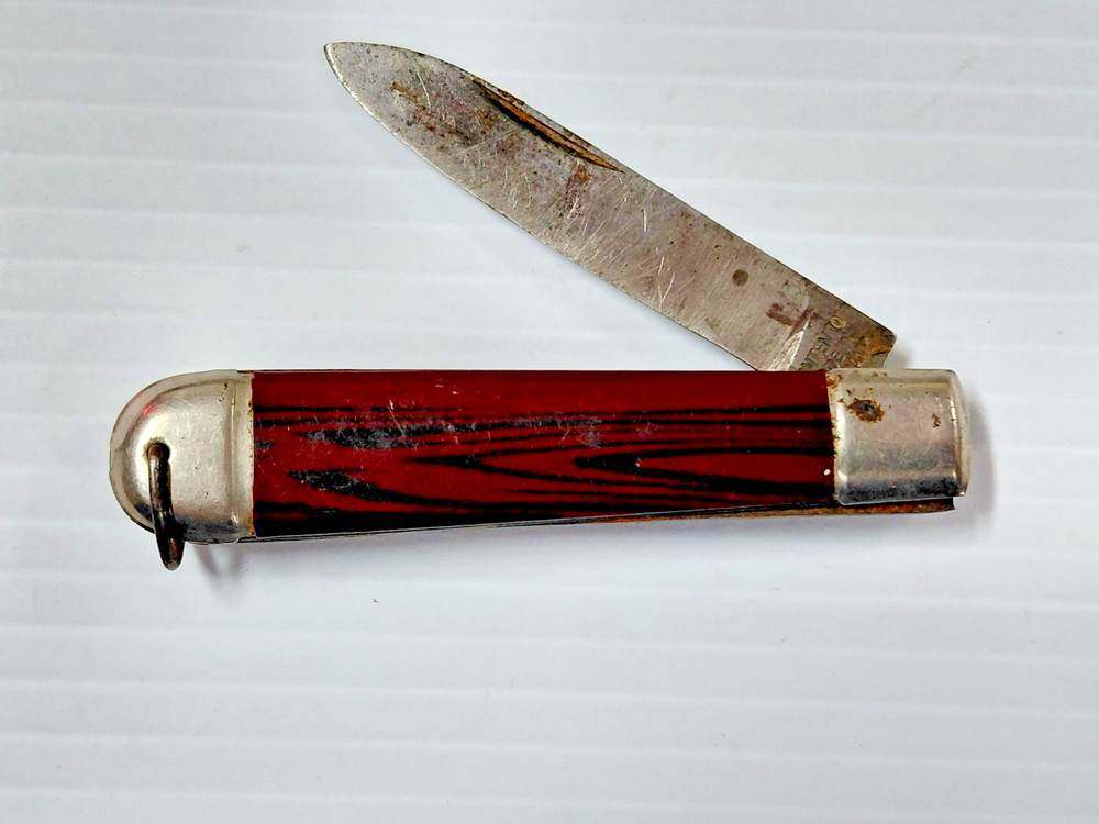 Contento Made in Germany Anchor Wood Handle single Blade Knife