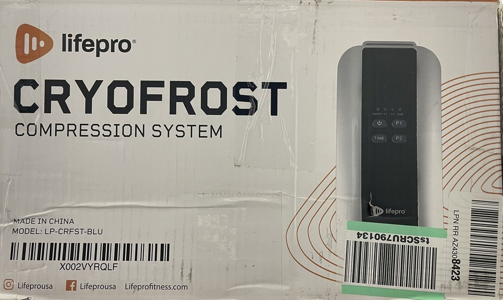 LIFEPRO CRYOFROST COMPRESSION SYSTEM Cold Therapy Machine for Ankle, Calf, &KNEE
