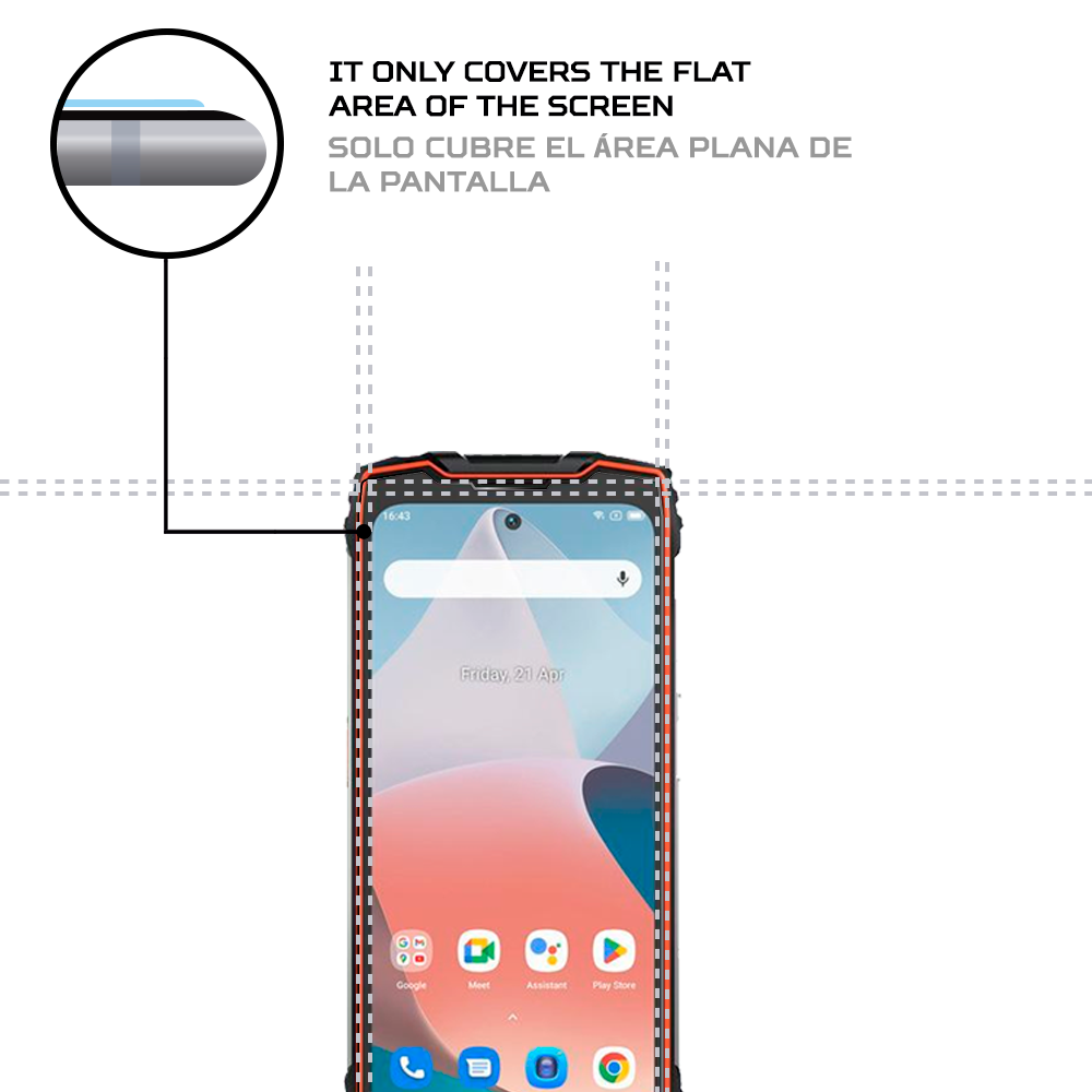 ANTISHOCK Screen protector for Blackview BV9300