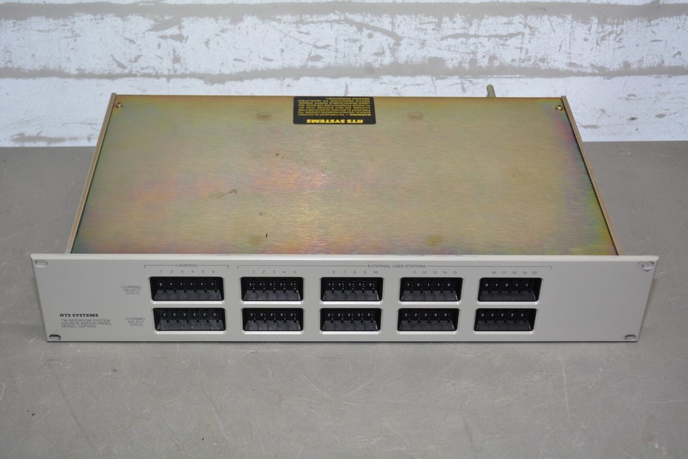 ^ RTS Systems TW Intercom System Source Assign Panel SAP-1626 #X3010
