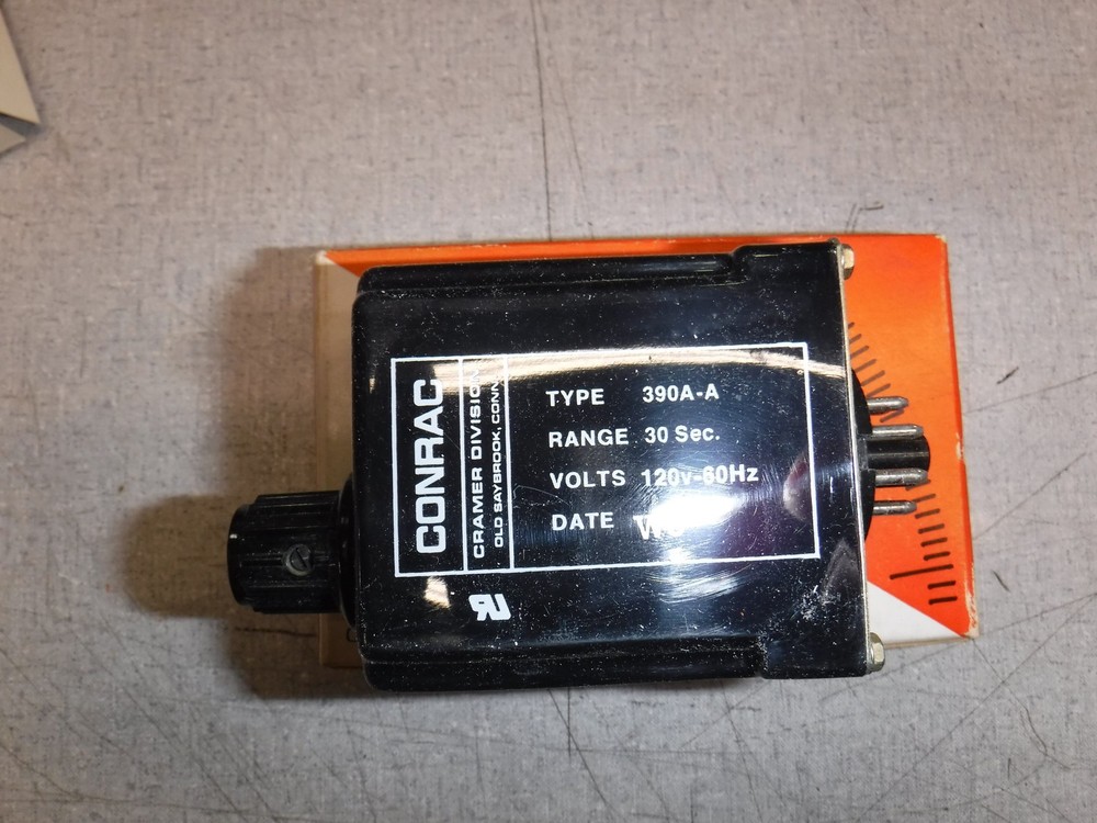 Cramer Time Delay Relay 390AB300-A0200A 30 second