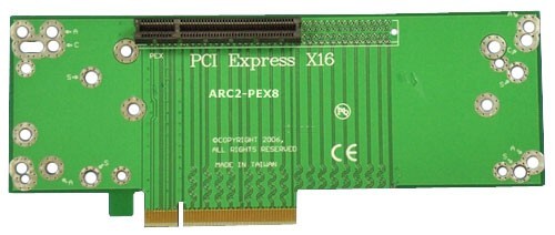 PCI-Express PCIE x8 2U Riser Card