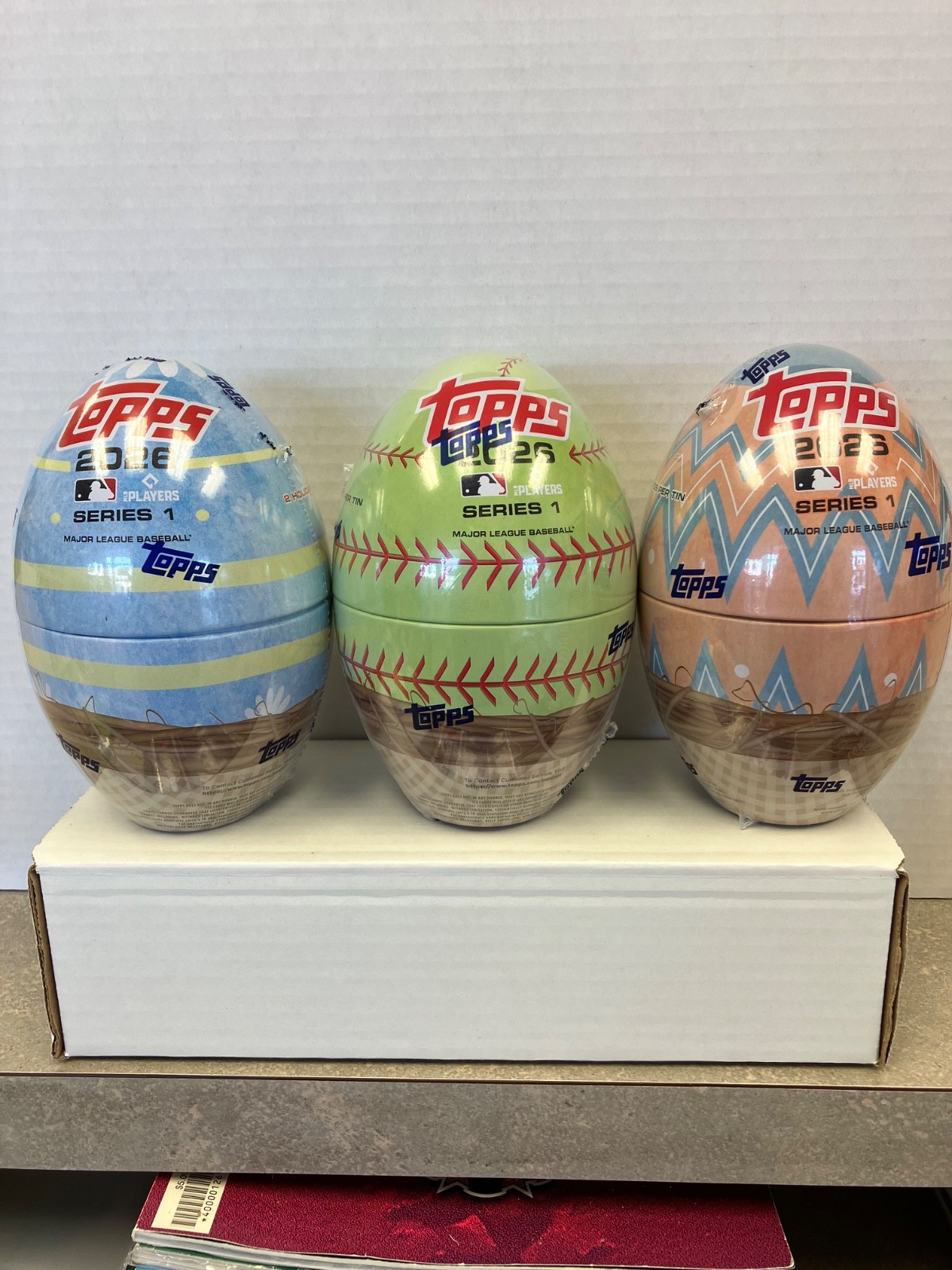 2026 Topps Series 1 Tins x3 Easter Egg 1 of Each Color