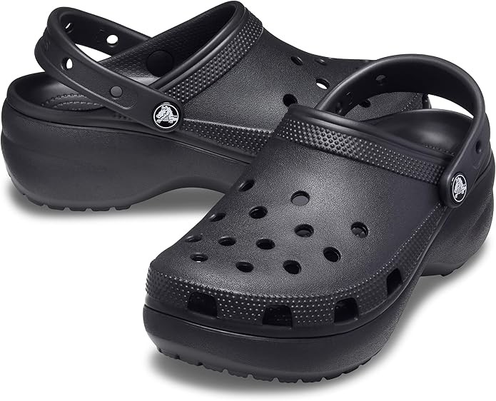 Crocs Classic Platform Clog W Blk W8