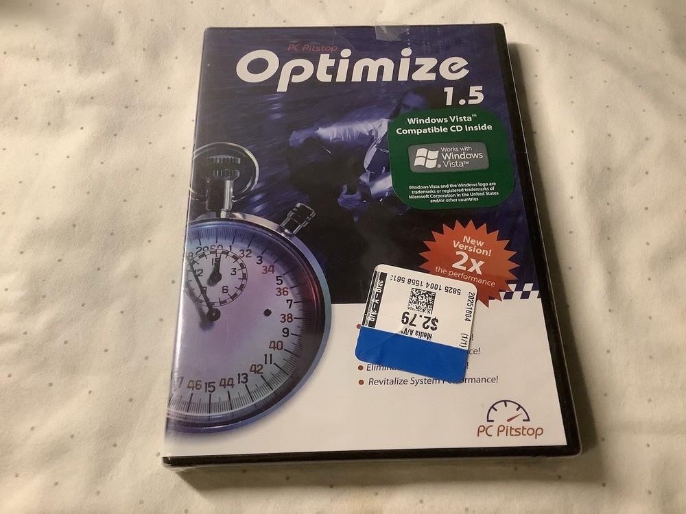 PC Pitstop: OPTIMIZE 1.5 (Software) Clean, Internet, Space, Performance, Speed +