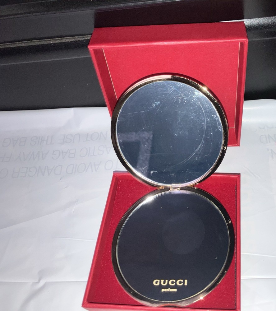 Gucci Double sided Gucci Logo Mirror NWT