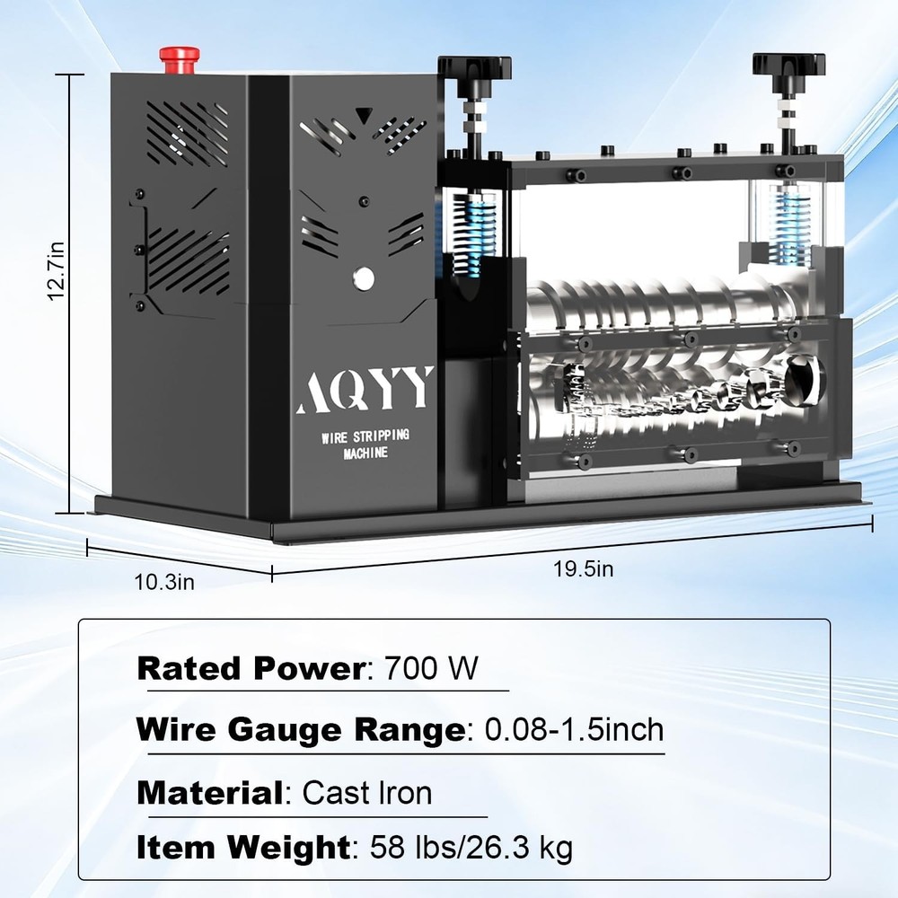 Electric Wire Stripping Machine, 11 Channel Automatic Wire Stripper for 0.08-...