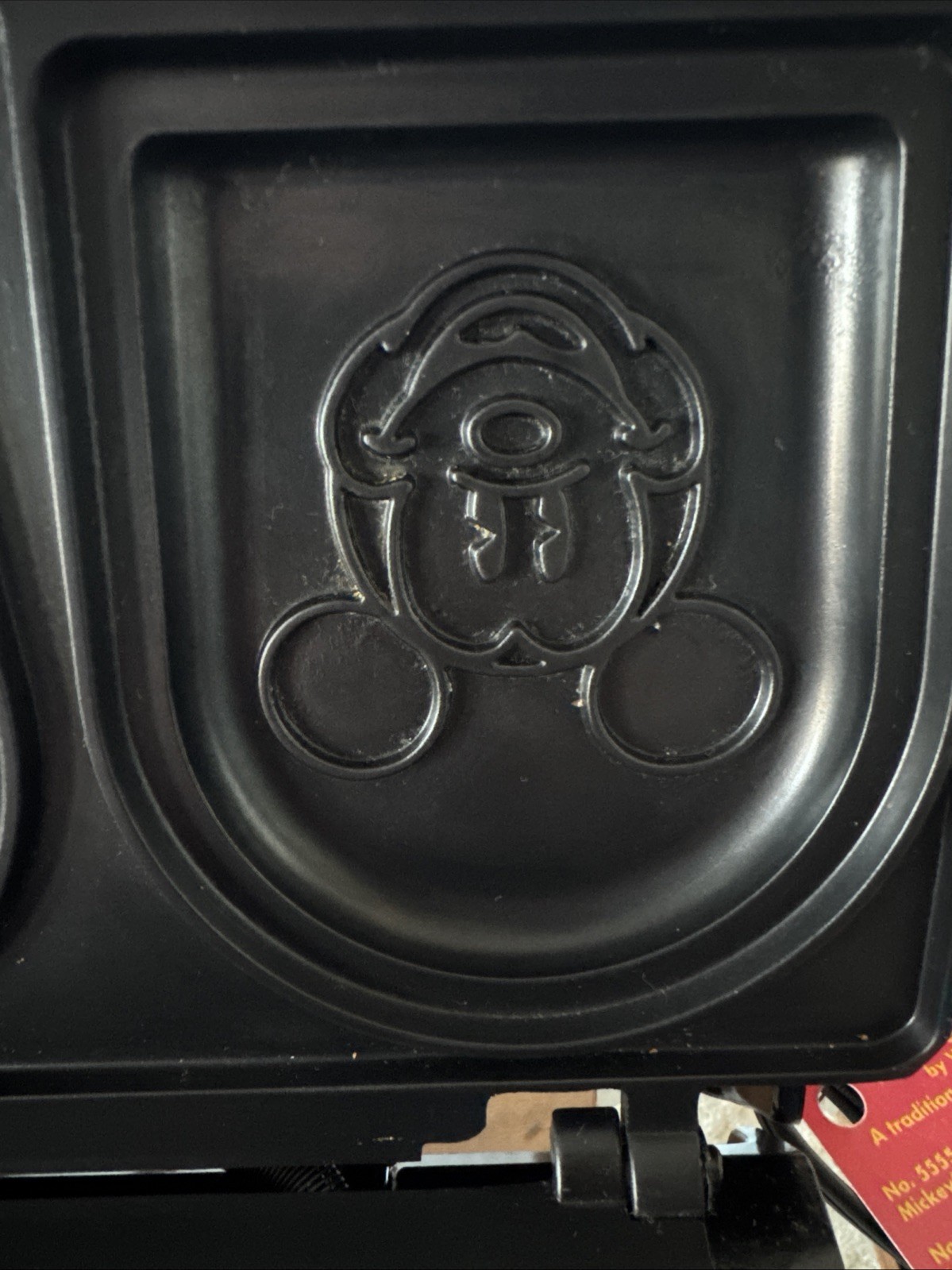 Vintage Disney Mickey Mouse Sandwich Maker by VillaWare 5555-03 (Used Once)