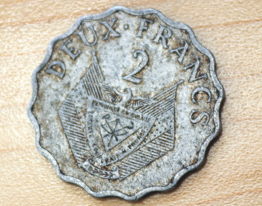 1970 Rwanda 2 Francs