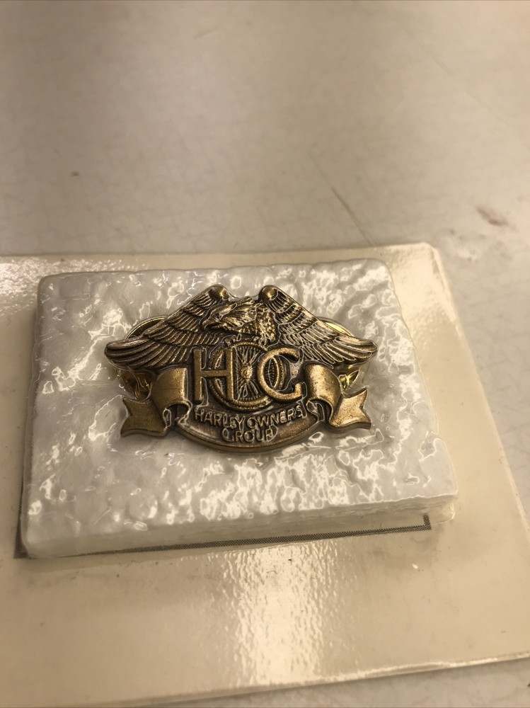 Harley Davidson Owners Group Vintage 1983 HOG Eagle Pin NOS