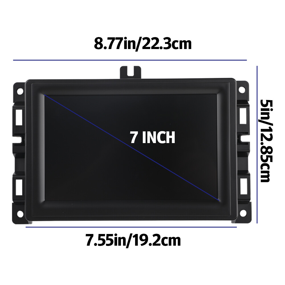 7" LCD Touch Screen w/ Frame For 2017-2020 Jeep Compass Radio Navigation Replace