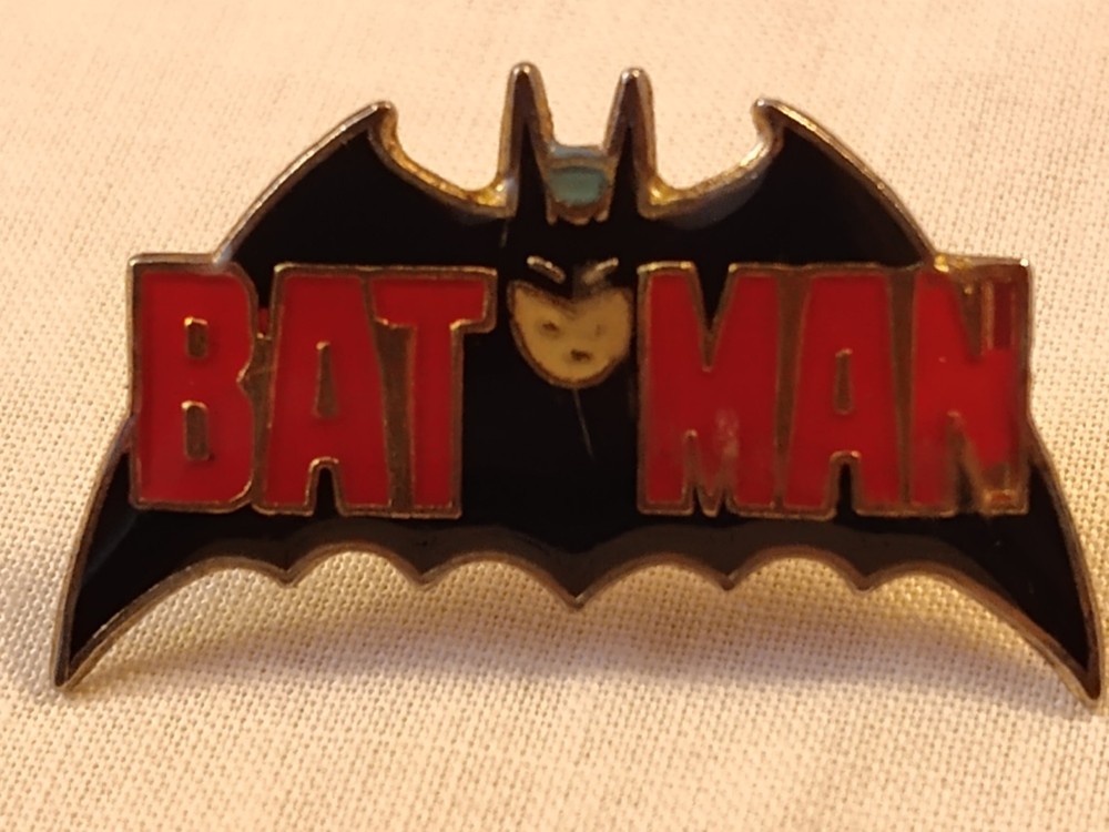 Vintage Batman Lapel Pin 1970's