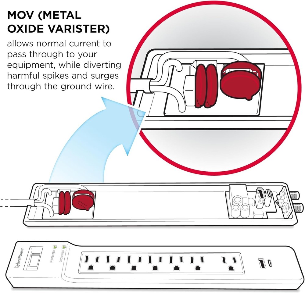 Professional-Grade Power Strip 12 Outlets