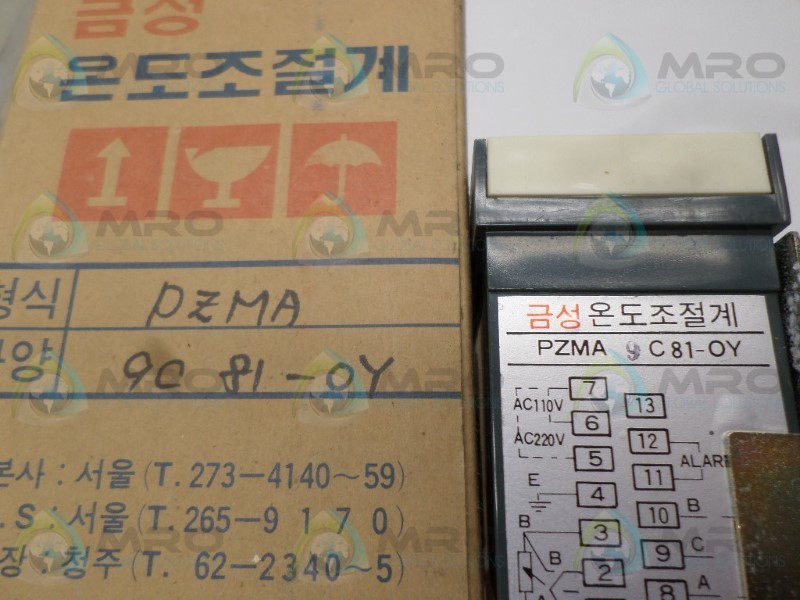 GOLDSTAR PZMA 9C81-OY TEMPERATURE CONTROLLER NSMP