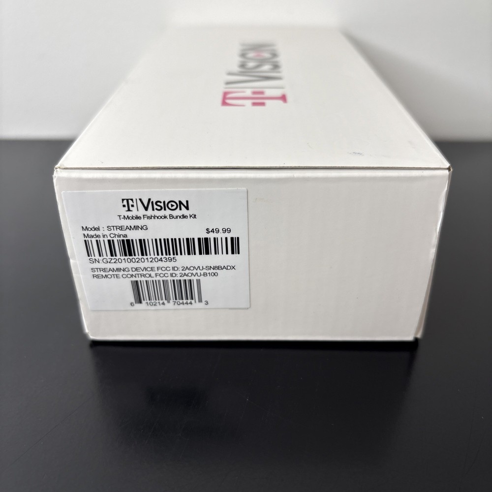 T-Mobile T | Vision Fishhook Bundle Kit Streaming by Android TV - New/Sealed