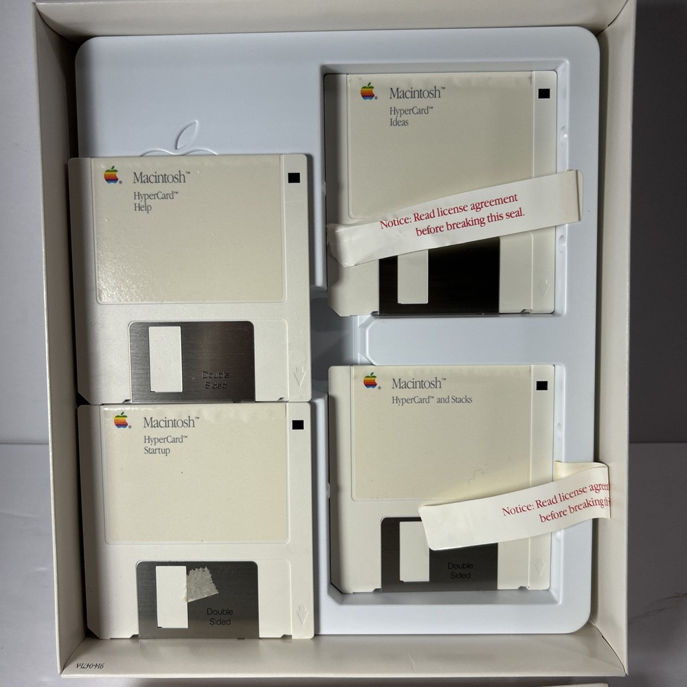 Vintage Apple HyperCard Boxed Software For Macintosh M0556 Complete With Guide