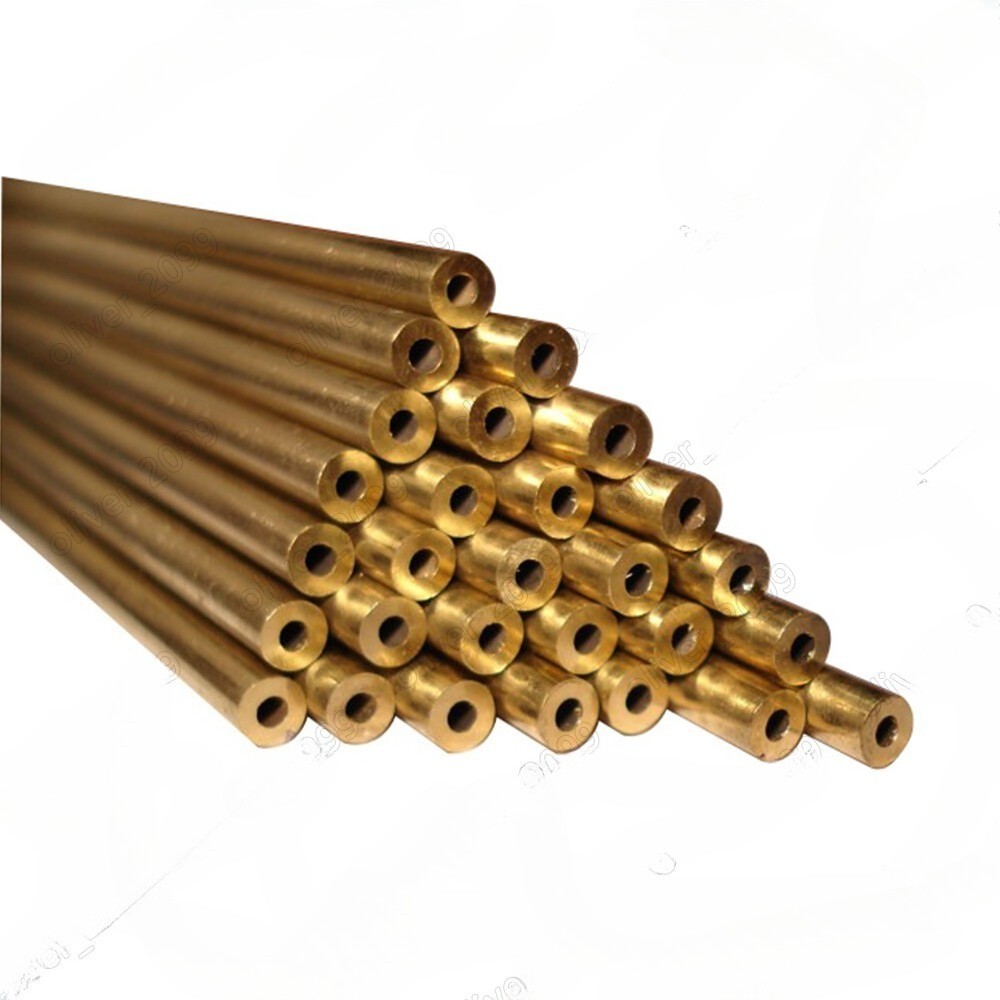 Brass Tube Brass Pipe Length 250mm Select Size OD x ID x length
