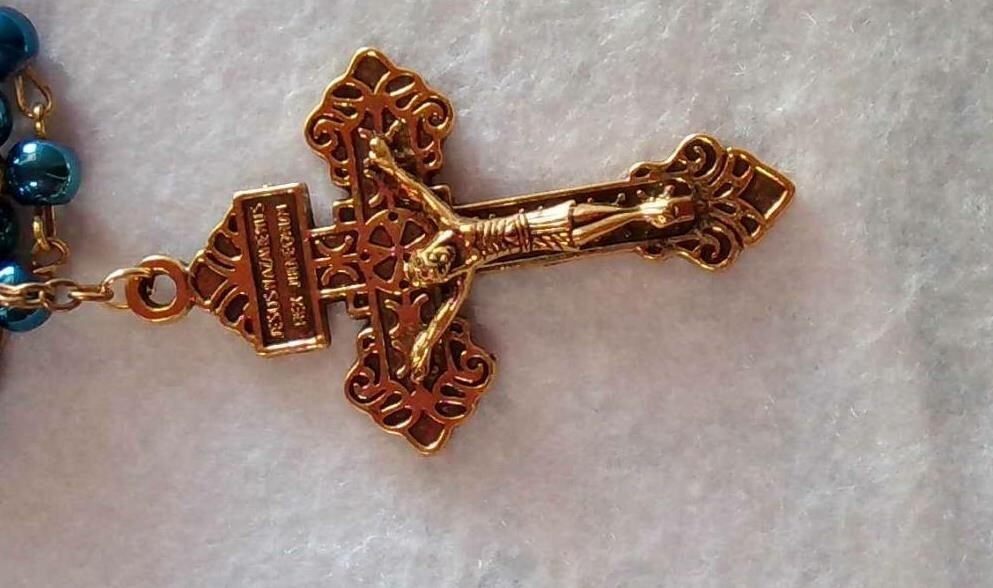 Catholic Rosary, Pardon Crucifix, Heart, Convent CHARITABLE FUNDRAISER #52