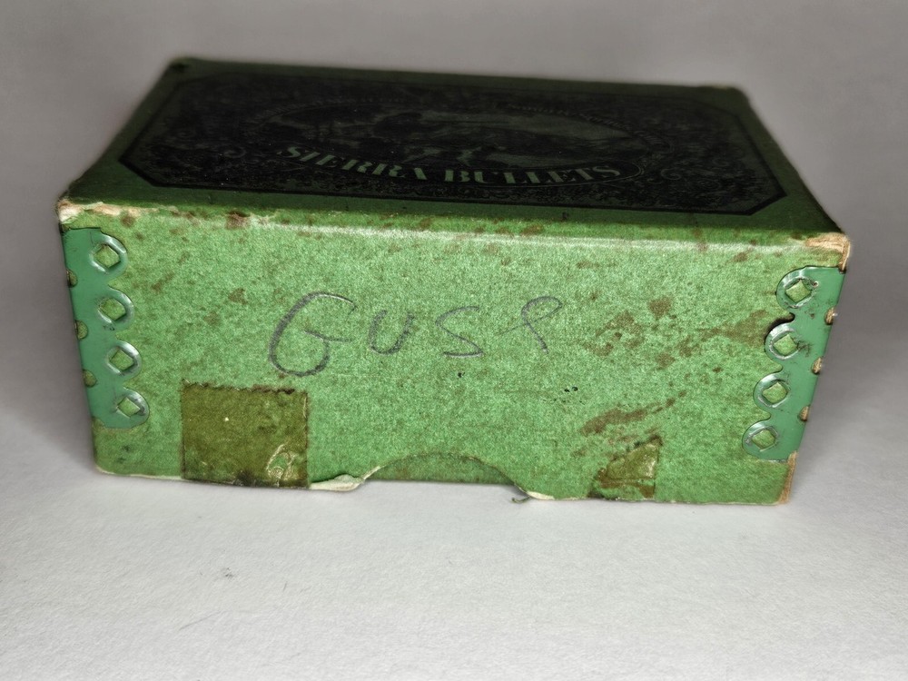 SIERRA BULLETS Ammo BOX EMPTY vintage C2