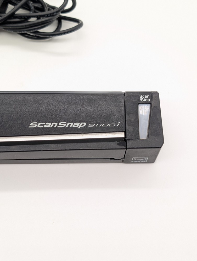 Fujitsu ScanSnap Document Scanner Model S1100i With USB Cable Tested/Working