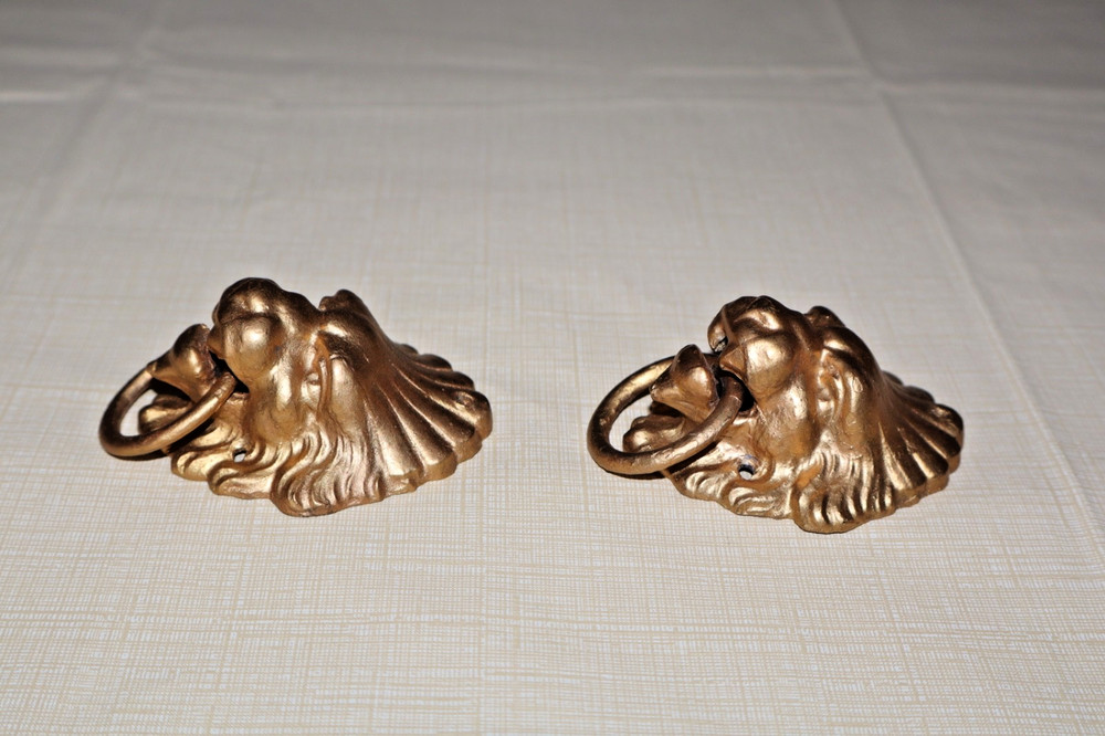 Antique Sessions Clock Lion Head Ornaments