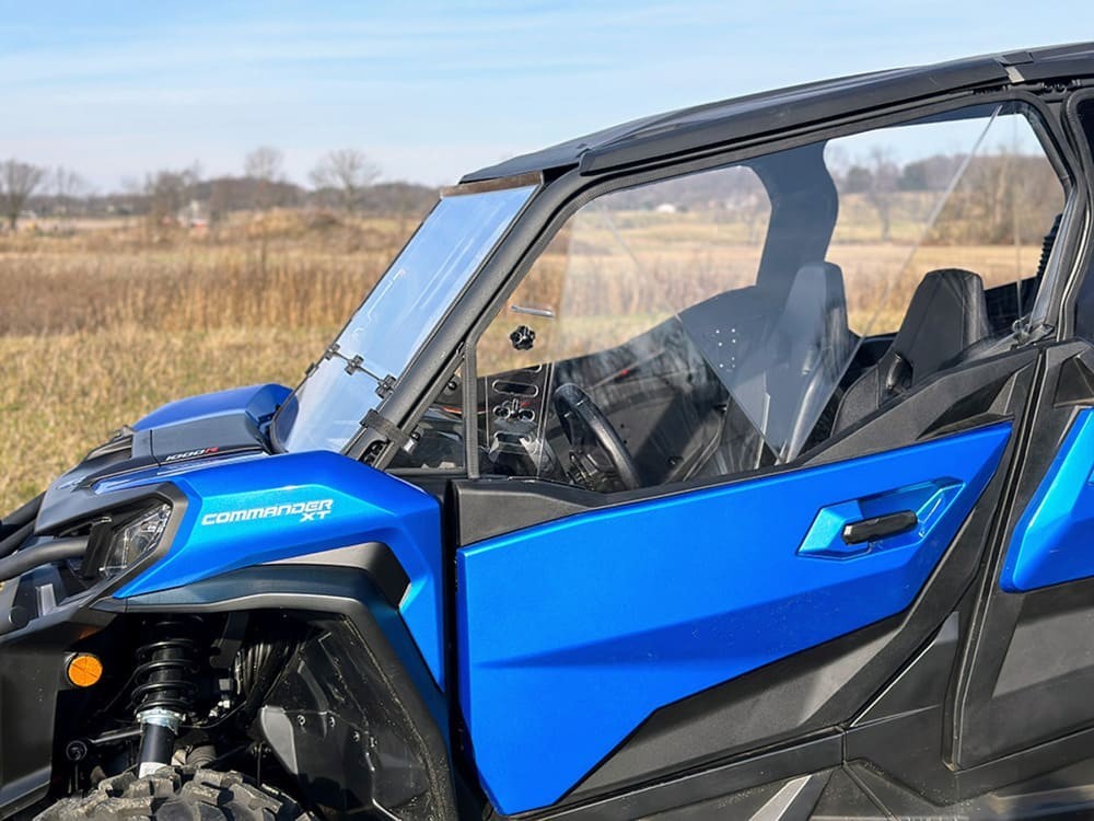 Spike Can-Am Commander Venting Poly Upper Doors Kit/Light Tint Scratch Resistant