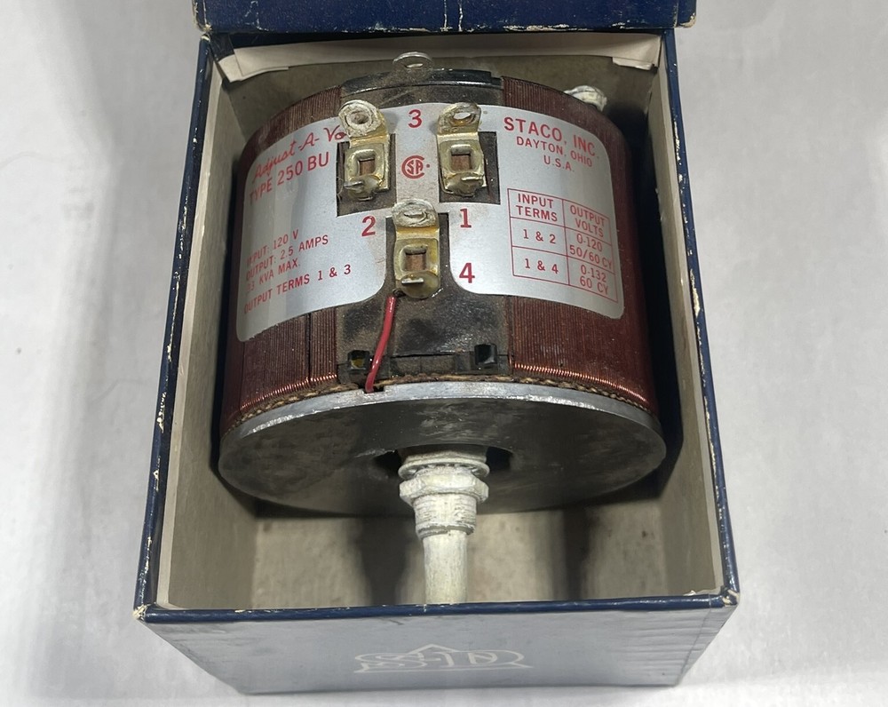Staco Variable AC Transformer 120V Tested Verified Adjustable Output