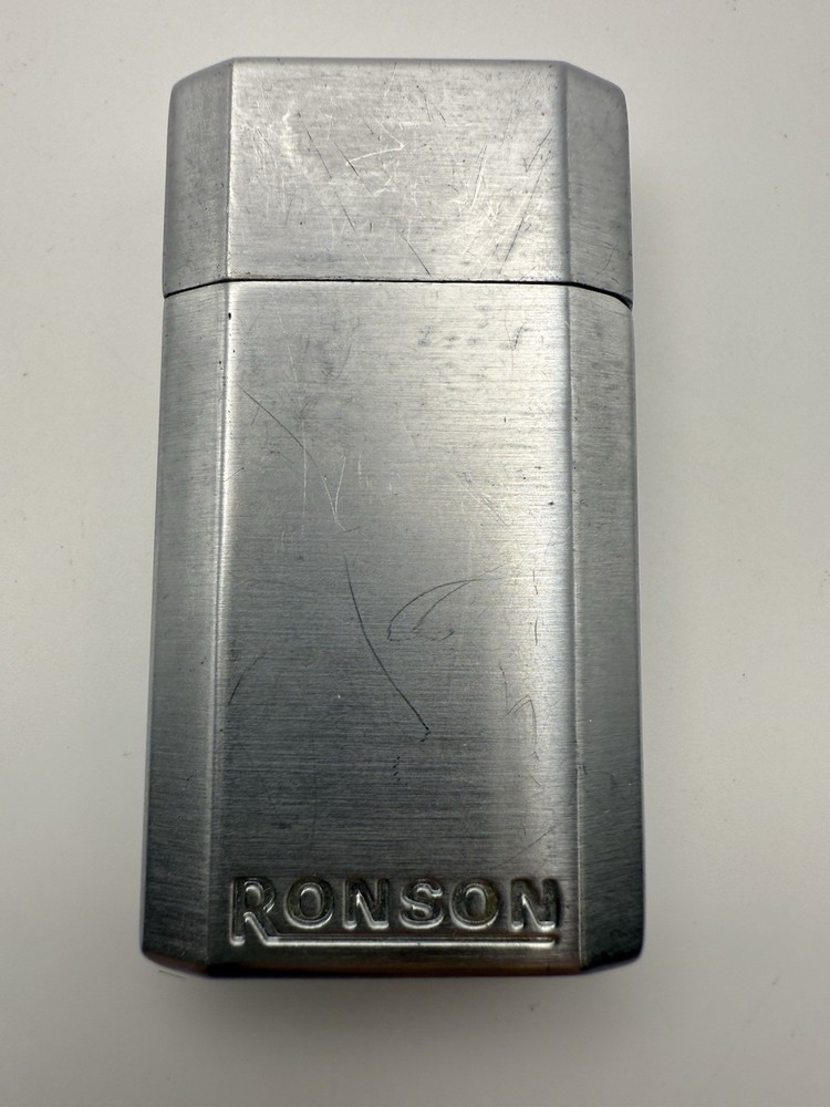 Ronson Jetlite Butane Lighter Matte Silver 🔥