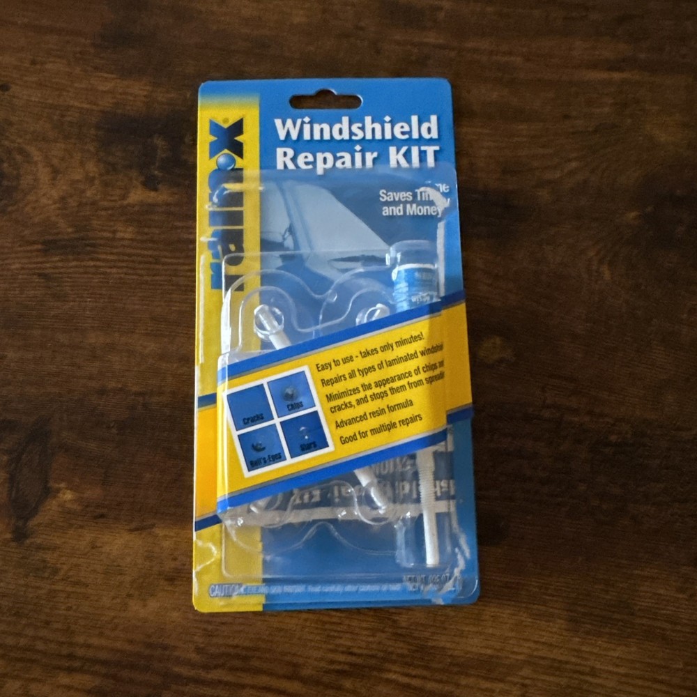 600001 Windshield Repair Kit - Quick and Easy Durable Resin Based Windshield Rep