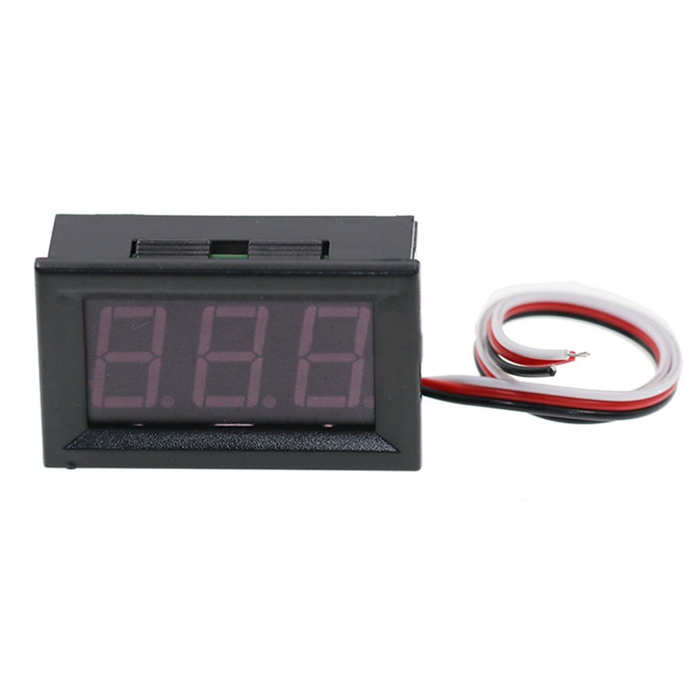 Effortless Wiring Reverse Connection Protection 0V 30V LED Digital Voltmeter
