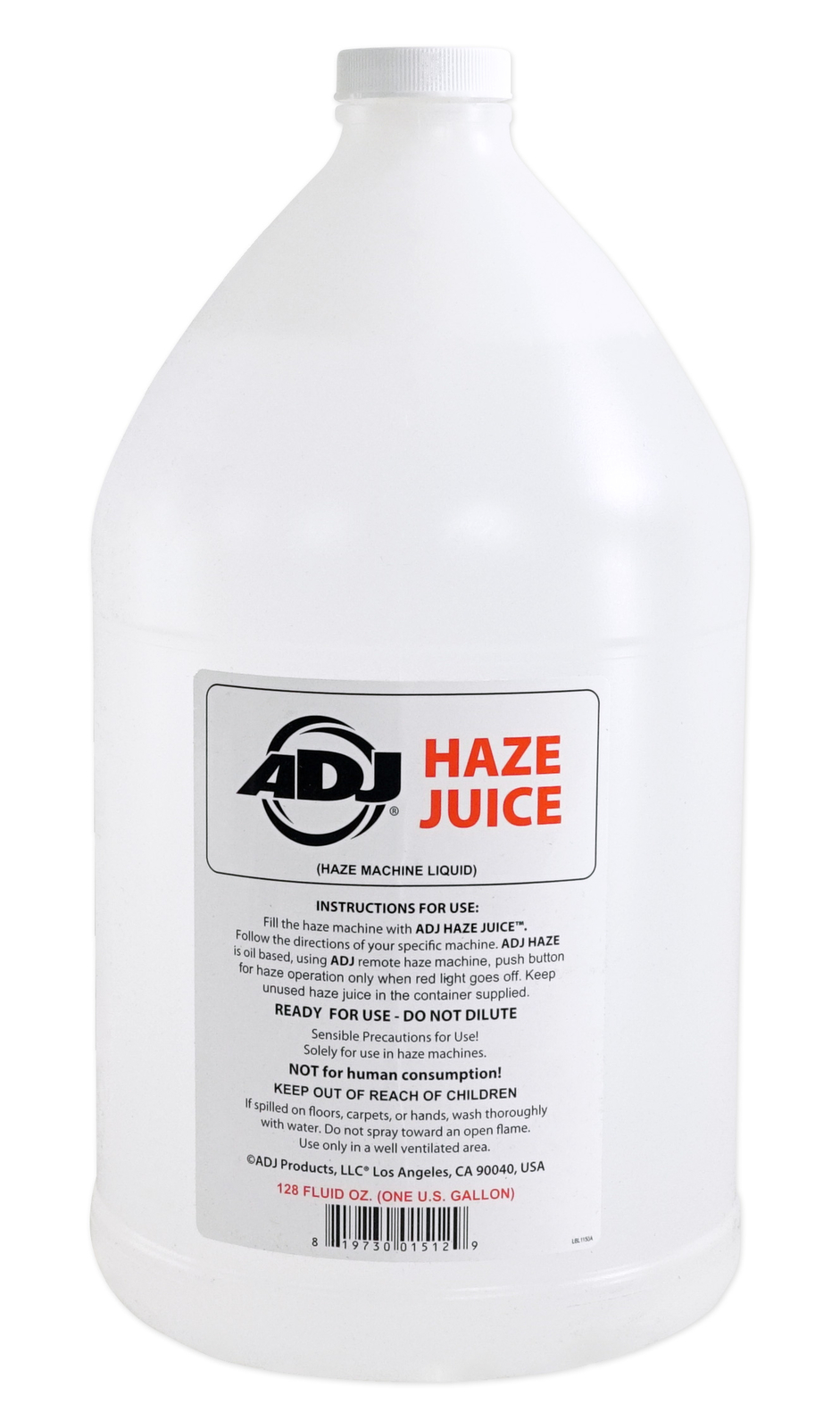 American DJ ADJ Haze Fluid Juice Liquid is to Create the Effect of a Spooky Cave