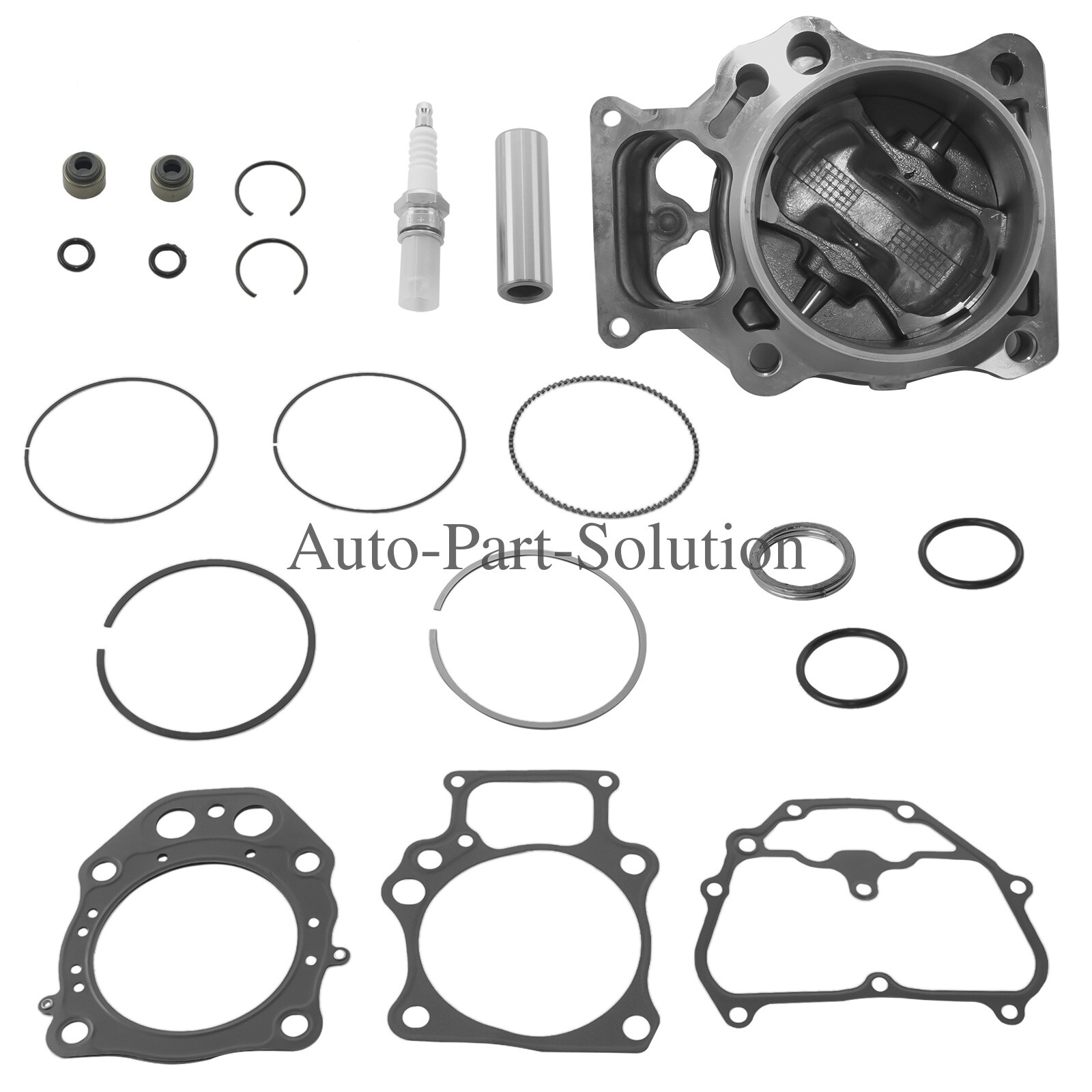 Cylinder Piston Gasket Top End Kit for Honda TRX 520 Foreman Rubicon 12100HR6B00