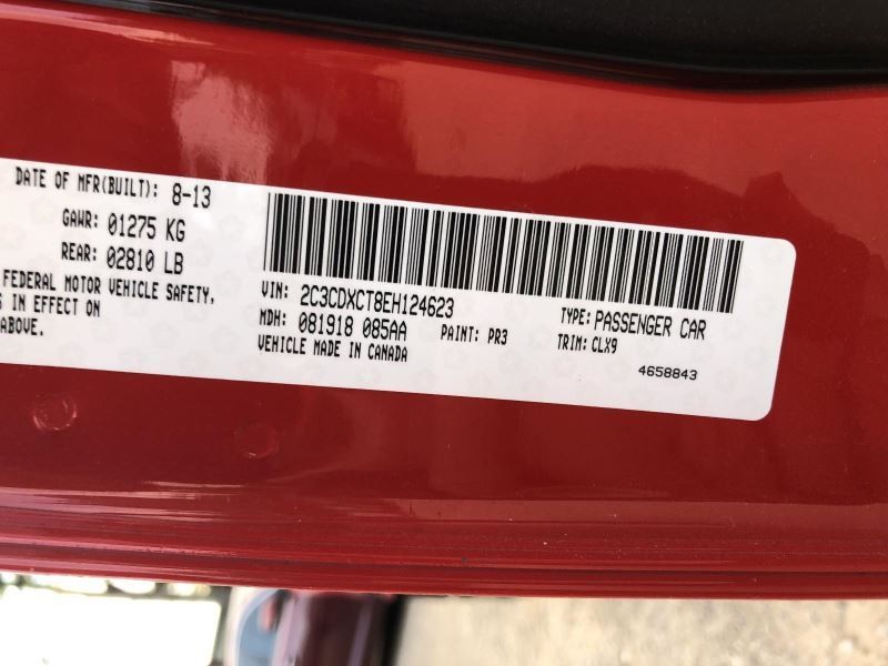 2014 DODGE CHARGER Adaptive Cruise Radar Unit (front mtd.) 799469