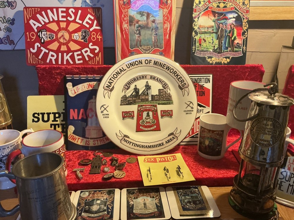 Thoresby Colliery NUM Plate