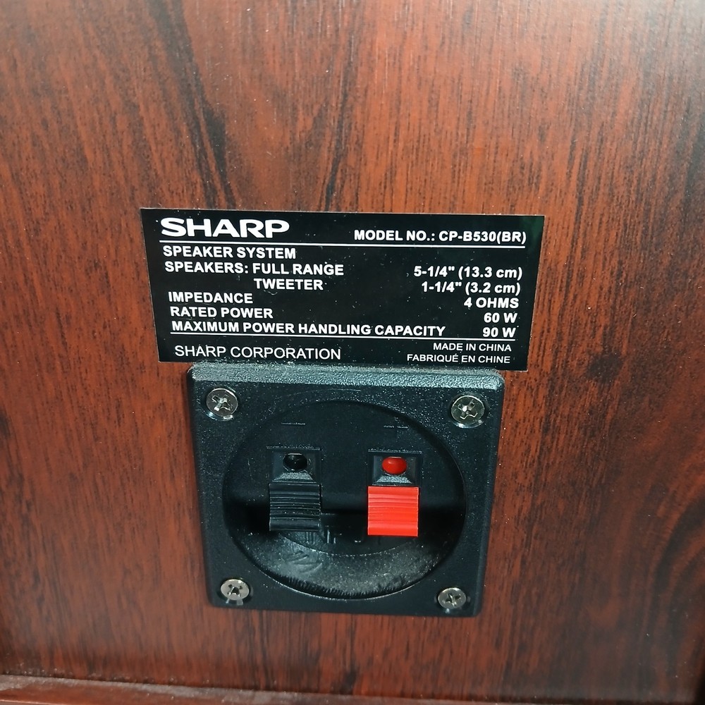 Sharp XL-B530 Bluetooth Micro Component System CD Player Speakers W/ Remote