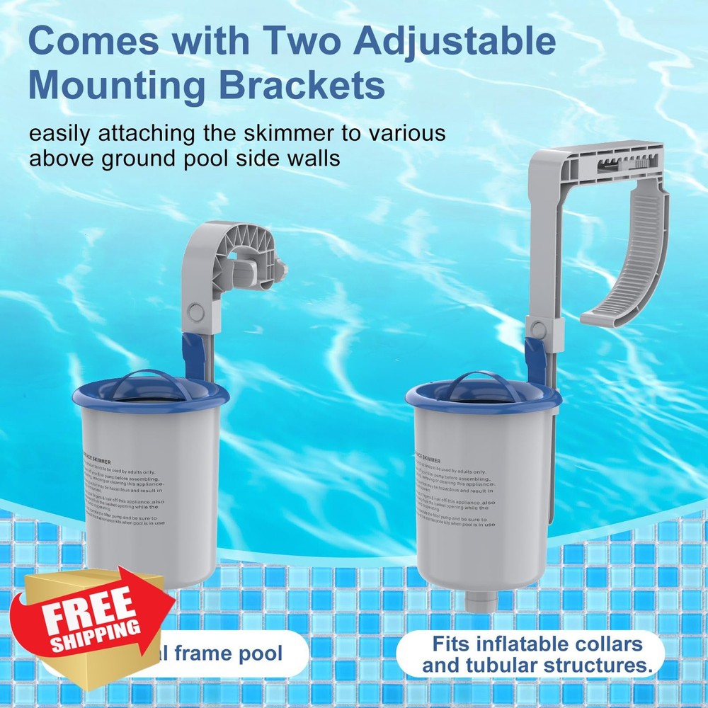 Sepetrel Pool Surface Skimmer Above Ground Inflatable Frame Pool