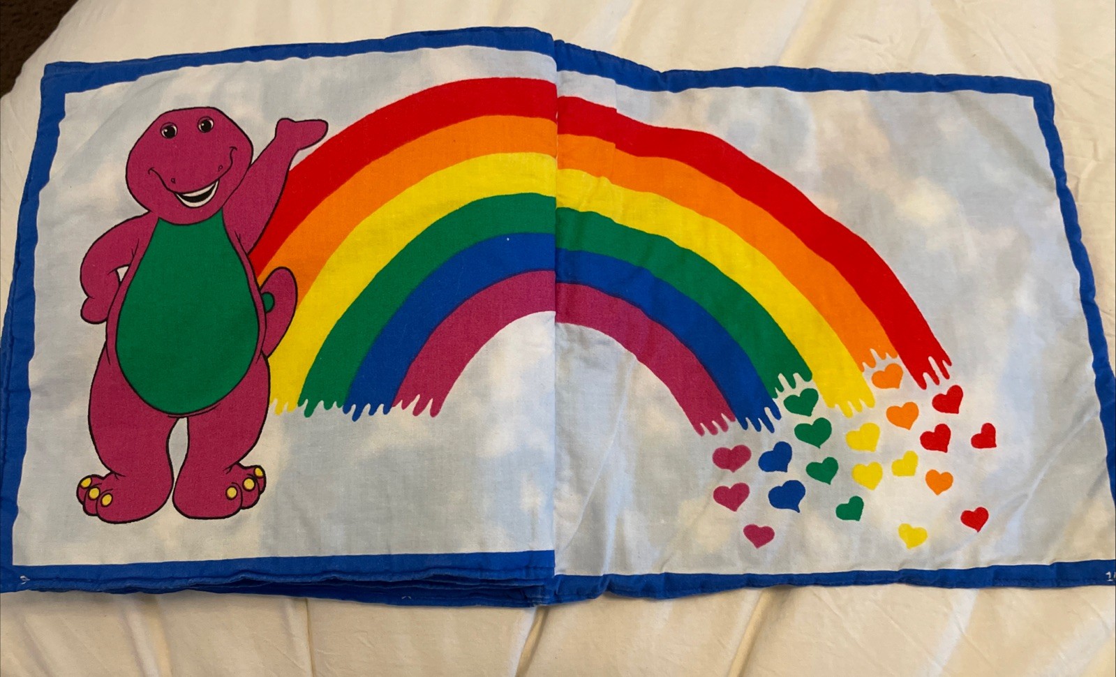 Barney Book of Colors Rainbow Fabric Book Cotton