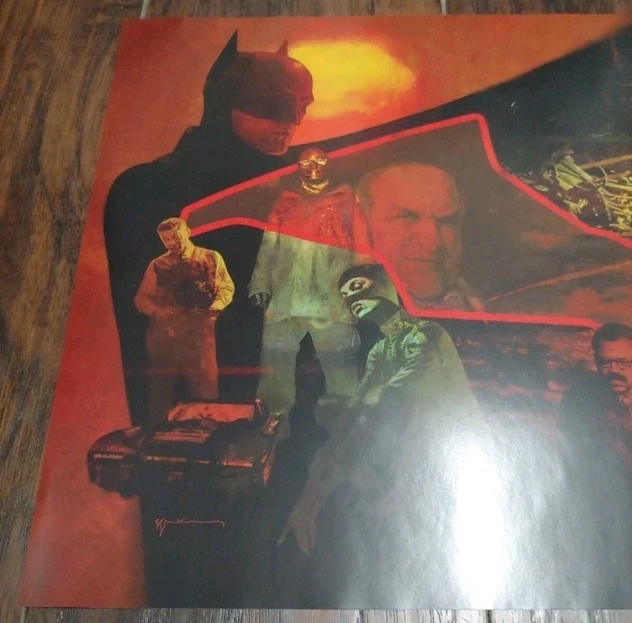 The Batman 2022 Movie Poster Size: 27” X 14” Brand New Condition IMAX Promo
