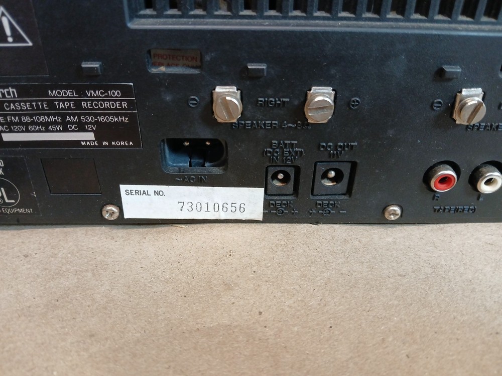 vector Research vmc-100 stereo receiver/ Graphic Equalizer