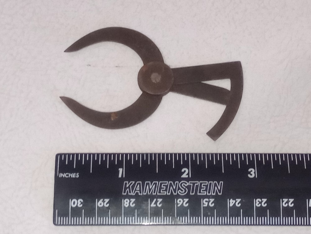 Vintage E. Doty Miniature Outside Measuring 3" Caliper