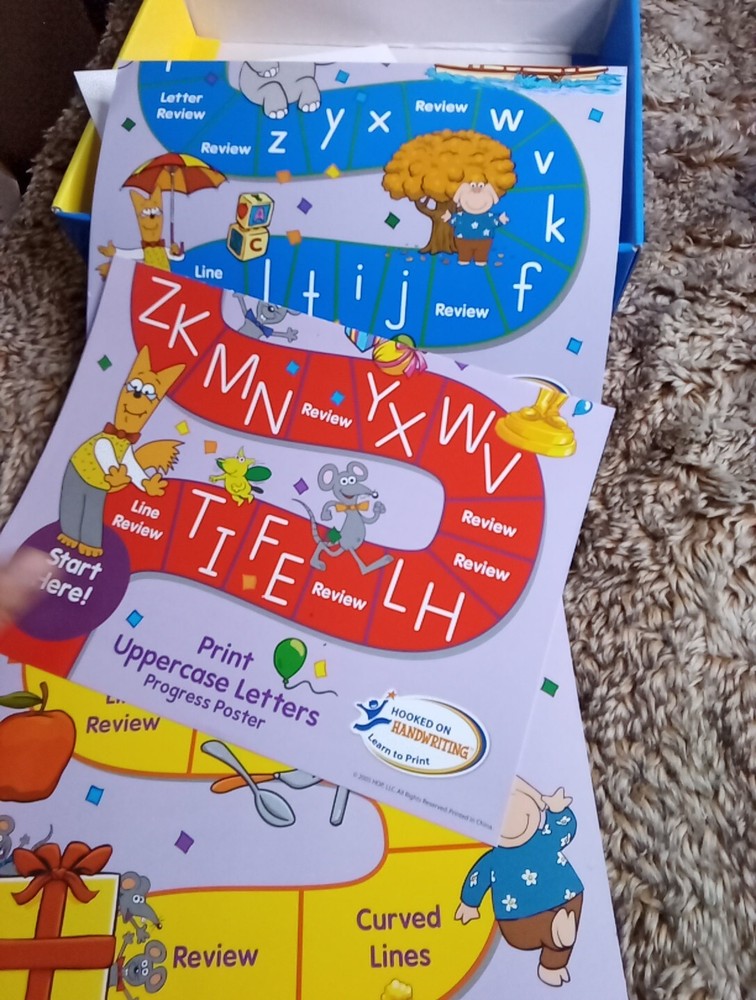 Hooked on Handwriting Learn to Print Upper and Lowercase
