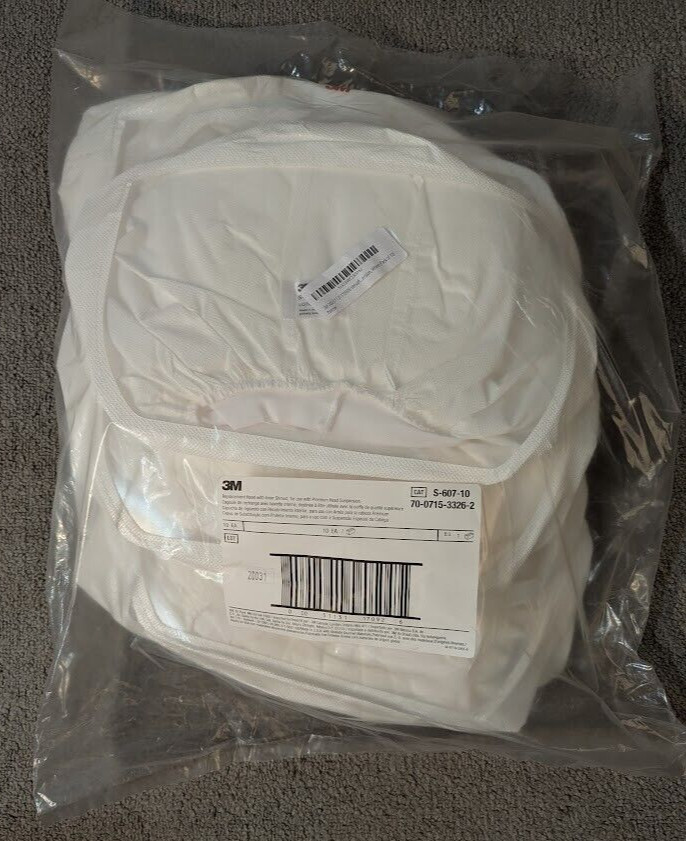 Pack Of 10! 3M™ Versaflo S-607-10 Replacement Hood with Inner Shroud