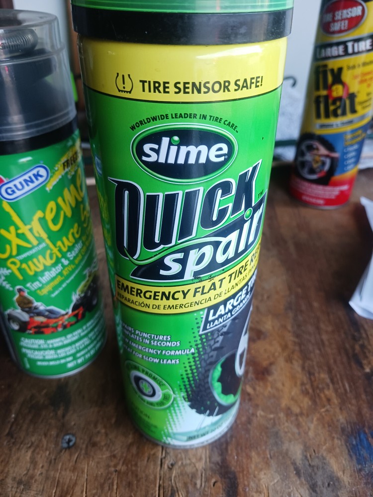 Emergency Fix a Flat (Slime) & Engine Block Cleaner