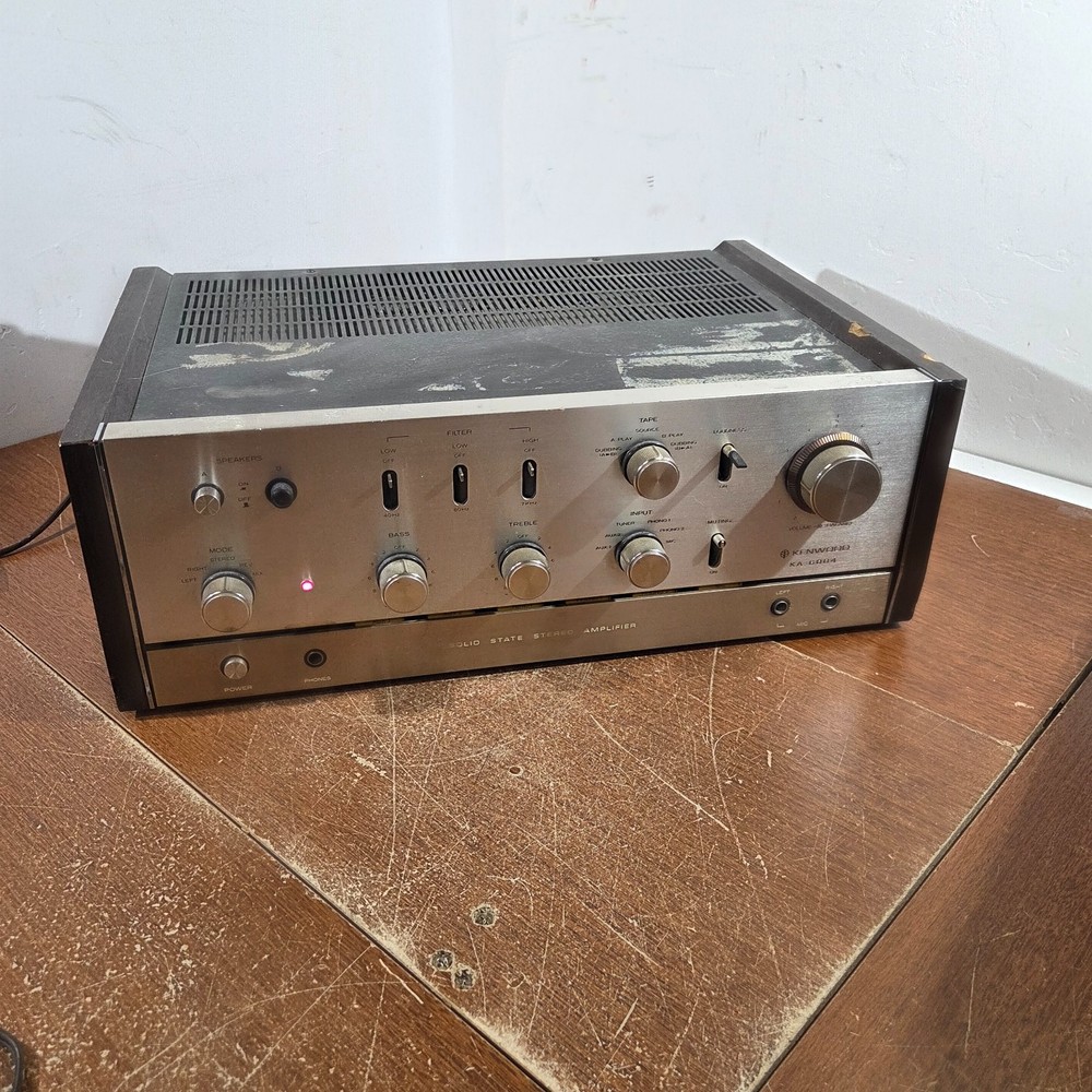 Vintage Kenwood Solid State Stereo Amplifier KA-6004