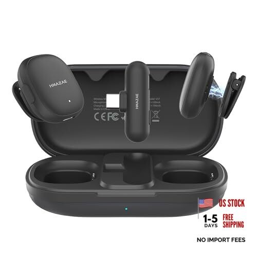 Mini Microphone for iPhone/iPad/Android, Professional Wireless Lavalier