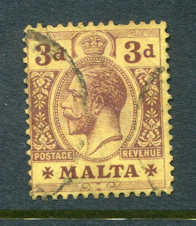 Malta #54 George V 3 P. [Used]