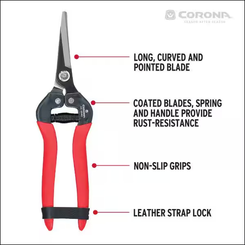 1.75 In. Tempered Steel Long Curved Snips