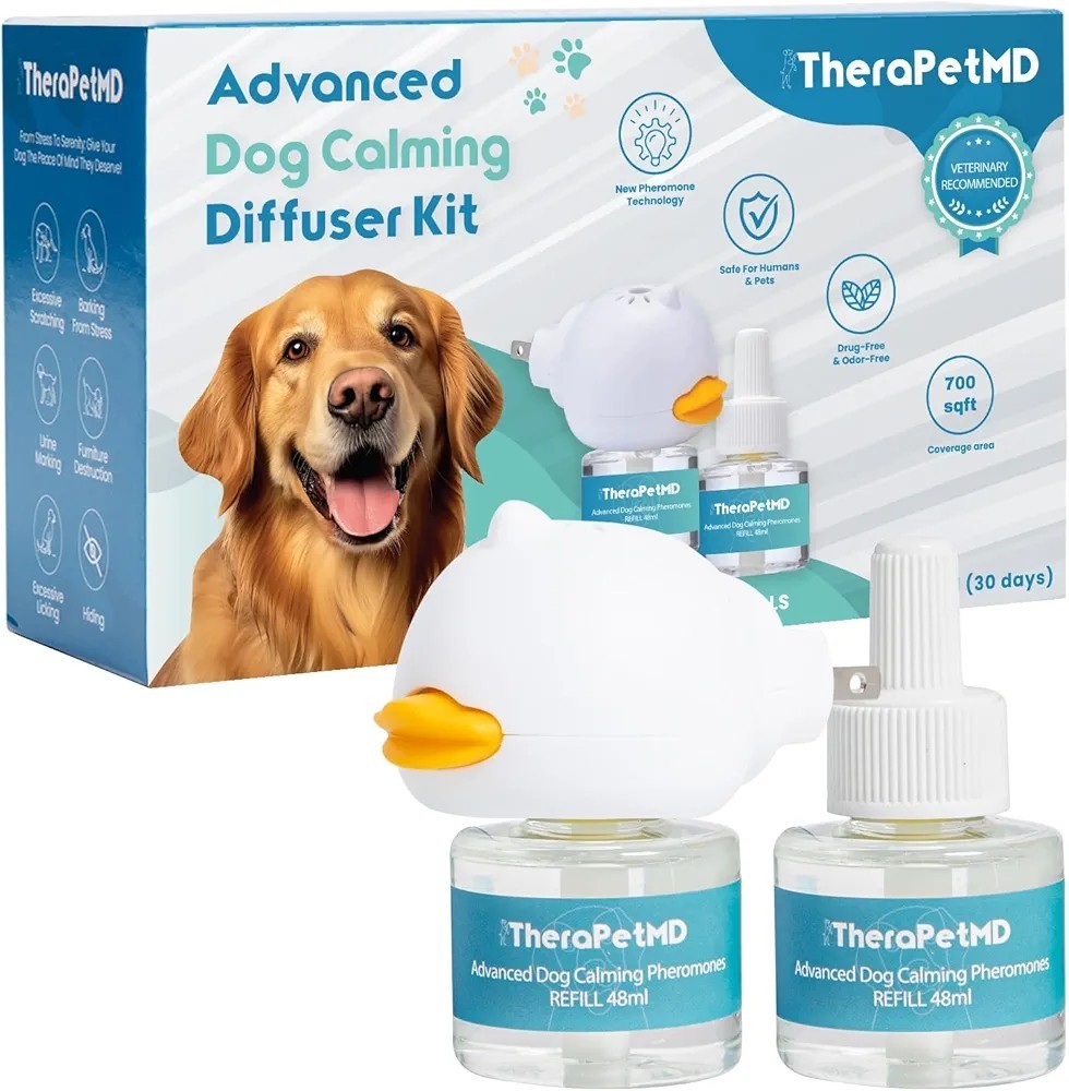 TherapetMD 60-Day Dog Calming Diffuser for Stress, Destructive Behavior