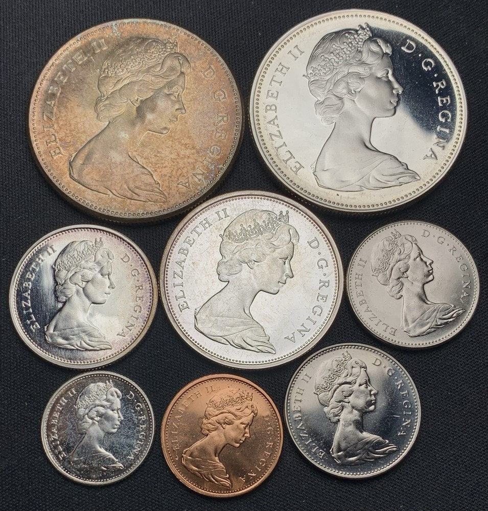 1967 Canada Proof Set In Original Set - Original Toned